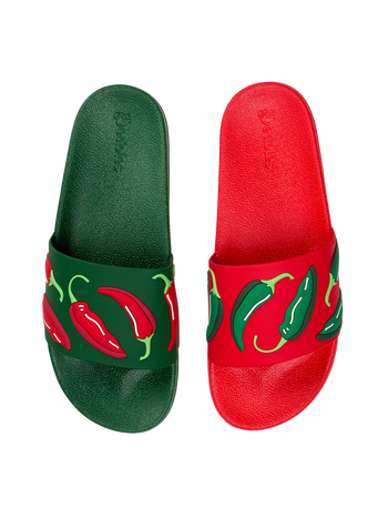 Sandales rigolotes Piment rouge