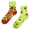 Chaussettes mi-mollet rigolotes Avocat pixélisé