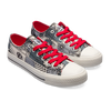 Chaussures en toile rigolotes Bande dessinée en noir et blanc