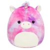 Peluche Squishmallows de 20 cm Lola la licorne violette et rose