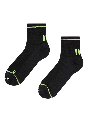 Socquettes de randonnée noires pour hommes