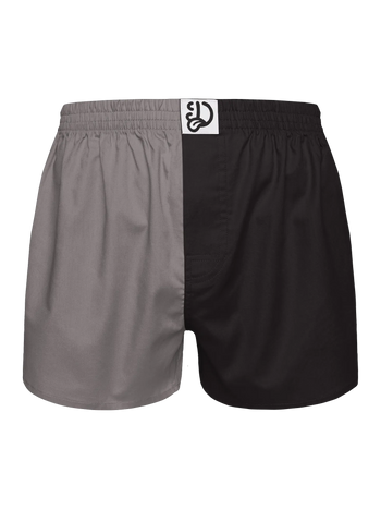 Caleçon gris et noir pour hommes