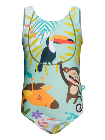 Maillot de bain rigolo pour filles Jungle d’été