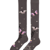 Chaussettes rigolotes hautes au-dessus des genoux Papillons de nuit