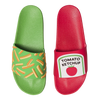 Sandales rigolotes Frites et ketchup