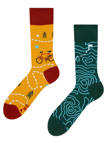 Chaussettes rigolotes Sur le chemin