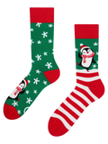 Chaussettes chaudes rigolotes Salut, Manchot !