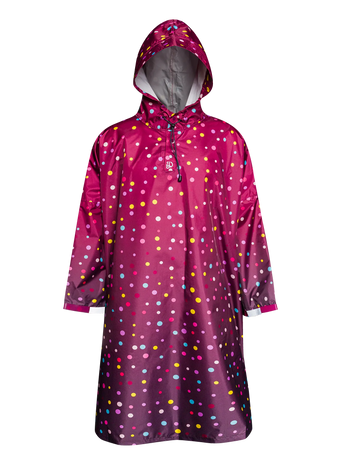 Manteau de pluie Points bordeaux