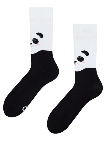 Chaussettes chaudes rigolotes Panda joyeux