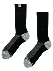 Chaussettes Alpaga noir et gris