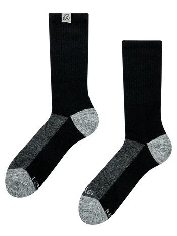 Chaussettes Alpaga noir et gris