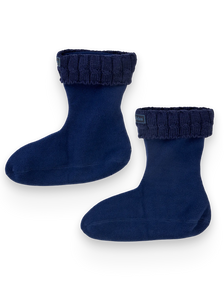 Chaussettes isolantes pour bottes de pluie bleu foncé