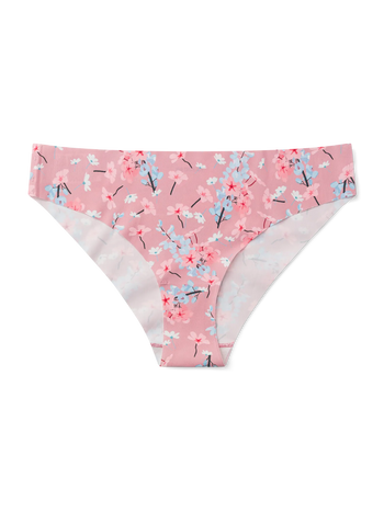 Culotte rigolote sans coutures pour femmes Parterre de fleurs