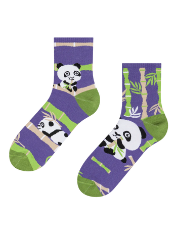 Chaussettes mi-mollet rigolotes Acrobate de Panda