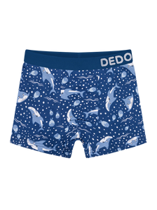 Boxer rigolo pour garçons Requin gris