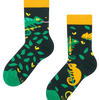 Chaussettes rigolotes pour enfants Caméléon à la chasse