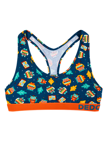 Bralette rigolote pour femmes Hibou sage