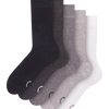 Lot de 5 paires de chaussettes Noires et blanches classiques