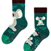 Chaussettes antidérapantes pour enfants Koala et feuilles