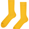 Chaussettes jaune moutarde