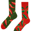 Chaussettes rigolotes Piment rouge