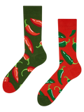 Chaussettes rigolotes Piment rouge
