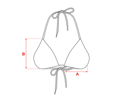 Haut de bikini triangulaire