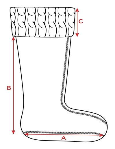 Chaussettes de bottes isolantes pour bottes de pluie
