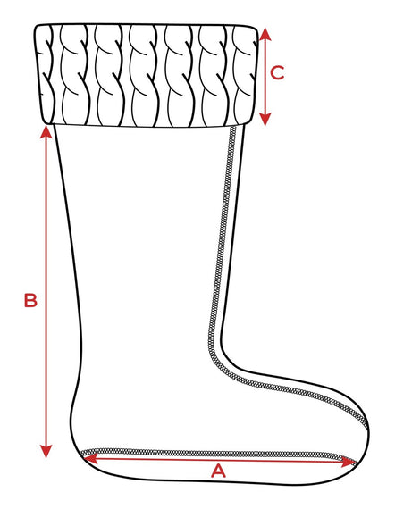 Chaussettes de bottes isolantes pour bottes de pluie
