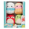 Lot de 4 peluches Squishmallows Micromallows - Fifi, Henry, Melly, Clara