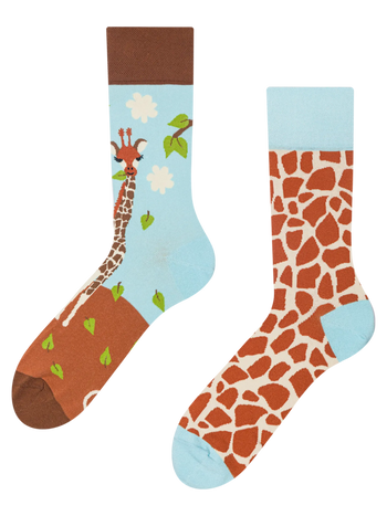 Chaussettes rigolotes Girafe mignonne