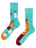 Chaussettes chaudes rigolotes Écureuil d'hiver