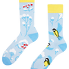 Chaussettes chaudes rigolotes Oiseau d’hiver