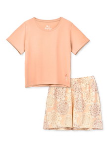 Ensemble d'intérieur pour femmes Mandala beige
