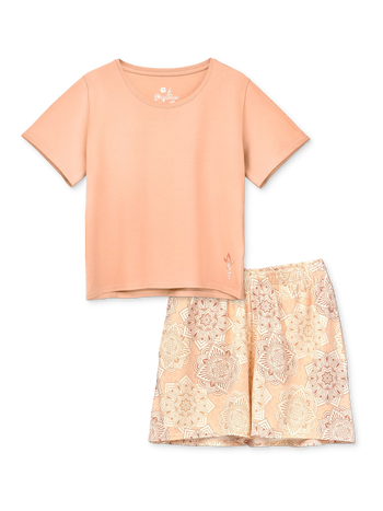 Ensemble d'intérieur pour femmes Mandala beige
