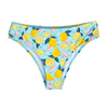 Culotte bikini taille moyenne Citrons d'été