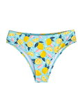 Culotte bikini taille moyenne Citrons d'été