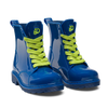 Bottes de pluie bleu océan rigolotes pour enfants