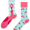 Chaussettes rigolotes Flamant enchevêtré