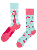 Chaussettes rigolotes Flamant enchevêtré