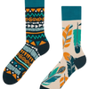 Chaussettes rigolotes Plumes