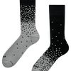 Chaussettes chaudes noir et gris