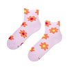Chaussettes cutecore Jardin violet