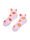 Chaussettes cutecore Jardin violet
