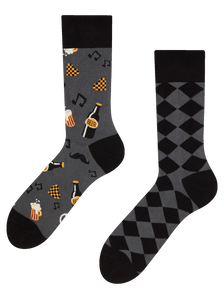 Chaussettes rigolotes en fibres de bambou Fête de bière