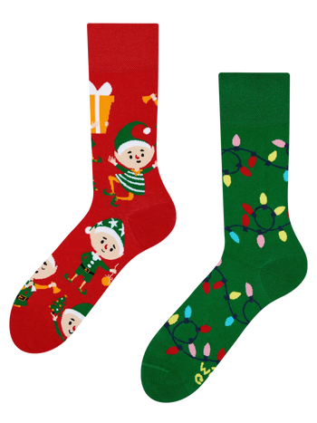 Chaussettes rigolotes Elfes