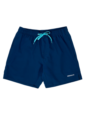 Short de bain bleu foncé pour hommes