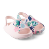 Sabots rigolos chunky pour enfants Feuilles et papillons