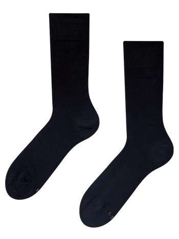 Chaussettes classiques noir véritable