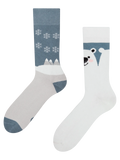 Chaussettes chaudes rigolotes Ours polaire